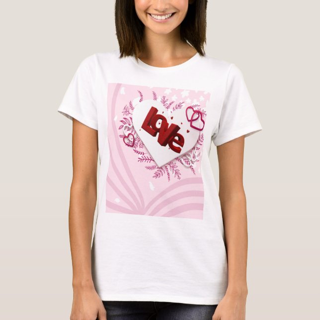 3D-Liebe T-Shirt (Vorderseite)