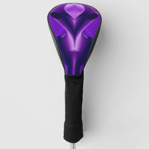 3D Lila Regenbogenträume , Alien Golf Headcover