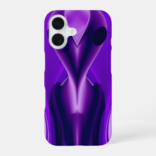 3D Lila Regenbogenträume , Alien iPhone 16 Hülle