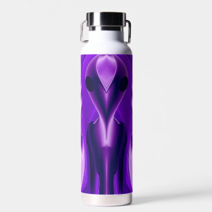 3D Lila Regenbogenträume , Alien Trinkflasche