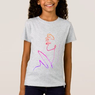 3D Line Art Side B - Artist - CardArts T-Shirt