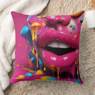 3D Lippen - Kissen