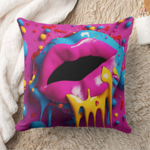 3D Lippen - Kissen