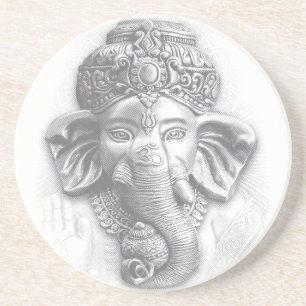 3D Lord Ganesha - Om Getränkeuntersetzer