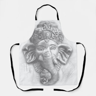 3d Lord Ganesha - Om Schürze