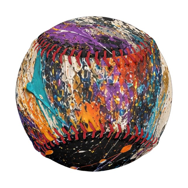 3D Luxus Abstrakt  Baseball (Vorderseite)
