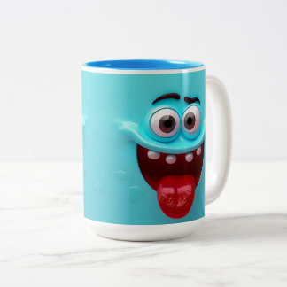 3D-Magenthermobecher, Alberne, Lachhafte 3D-Magent Zweifarbige Tasse