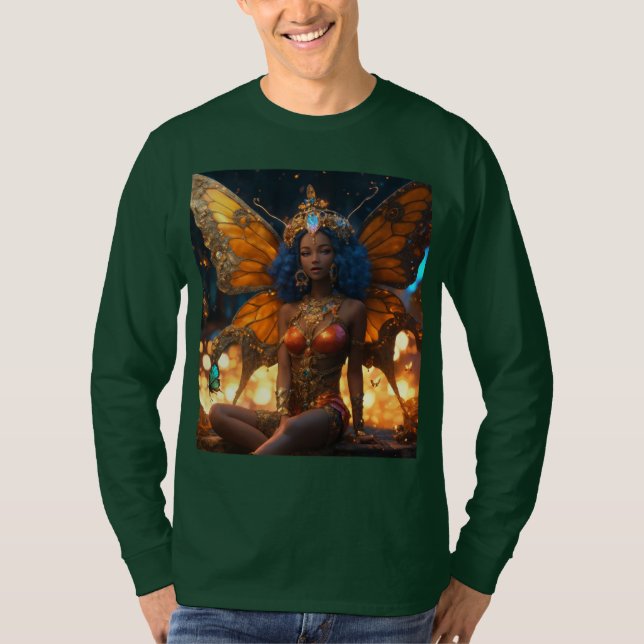 3D Majestic African Interpretation T - Shirt (Vorderseite)