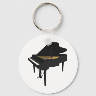 3D-Modell: Black Grand Piano: Schlüsselanhänger