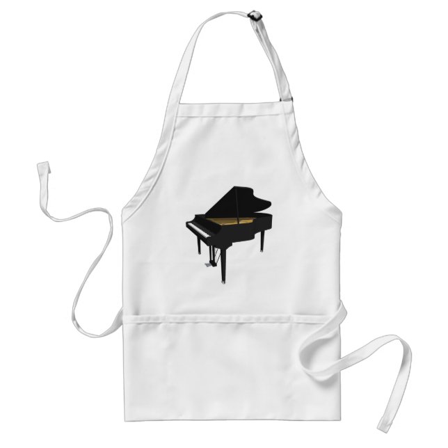 3D-Modell: Black Grand Piano: Schürze (Vorne)