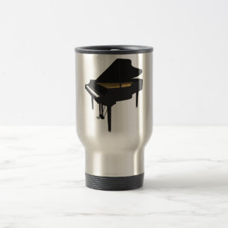 3D-Modell: Black Grand Piano: Travel Mug Reisebecher