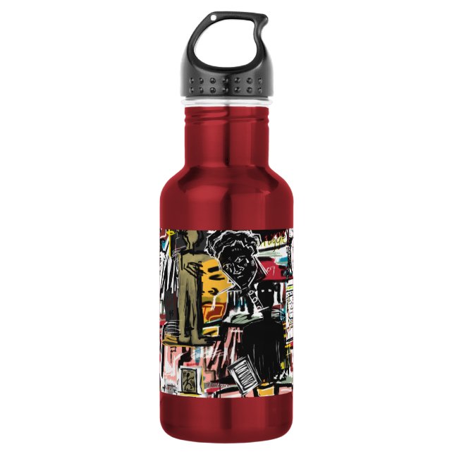 3D-Modell-Flasche Edelstahlflasche (Vorderseite)