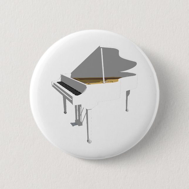 3D-Modell: White Grand Piano: Button (Vorderseite)