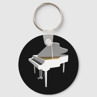 3D-Modell: White Grand Piano: Schlüsselanhänger