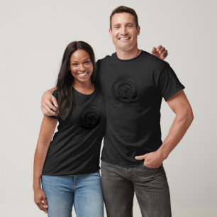 3D Monero - Matte-Black-Design T-Shirt