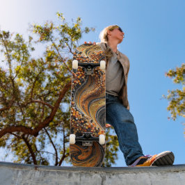 3D-Mosaik-Skateboard - Luxus-Vortex-Kunstdeck Skateboard