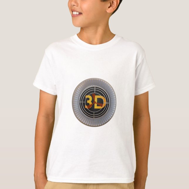 3D-Motor. T-Shirt (Vorderseite)