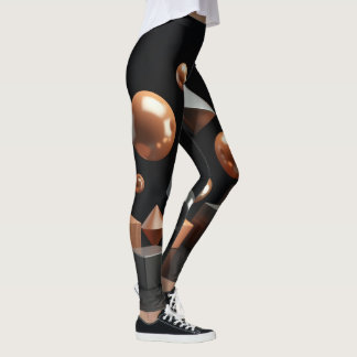 3D-Muster Leggings
