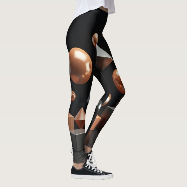 3D-Muster Leggings (Rechts)