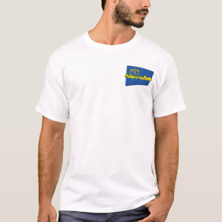 3D Nevada Staats-Flagge T-Shirt