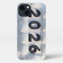  3D Number Design for New Year 2026 iPhone 13 Hülle