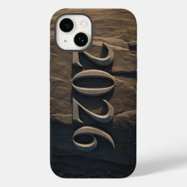 3D-Nummerndesign für das neue Jahr 2026 Case-Mate iPhone 14 Hülle