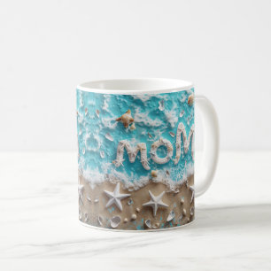 3D Ocean Whisper Mama Wrap Kaffeetasse