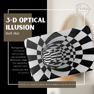 3D-Optische-Täuschung-Badmatte Badematte
