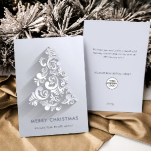 3D-Ornament Weihnachtsbaum Firmengrüße Feiertagskarte