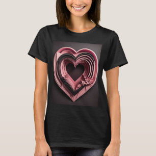 3D Paper Art Design T - Shirt