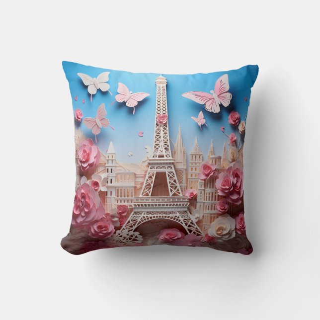 3D Paris pillow Kissen (Vorderseite)