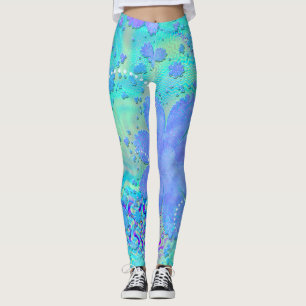 3D Pastel Blume Psychedelic Leggings