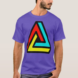 3D Penrose Unmögliches Dreieck 1 T-Shirt