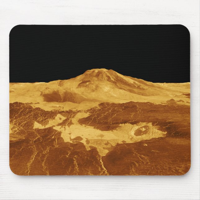 3D-Perspektive Maat Mons auf der Venus Mousepad (Vorne)