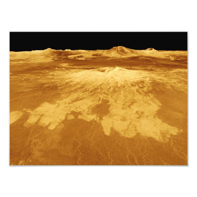 3D Perspektive Sapas Mons auf der Venus Fotodruck (Vorne)