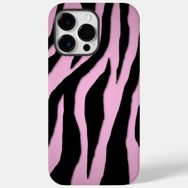 3D-Pop Zebra Case-Mate iPhone Hülle (Rückseite)