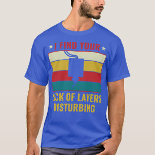 3D Print Funny 3D Druck Mangel an Ebenen T-Shirt