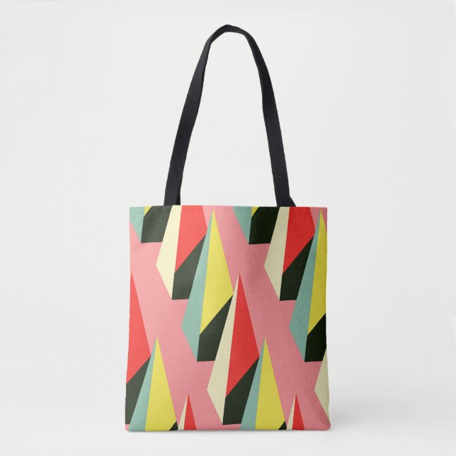 3D Pyramiden: Retro Geometric Vintag. (Vorderseite)