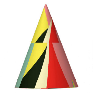 3D Pyramiden: Retro Geometric Vintag. Partyhütchen