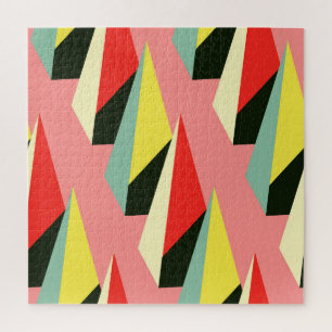 3D Pyramiden: Retro Geometric Vintag. Puzzle