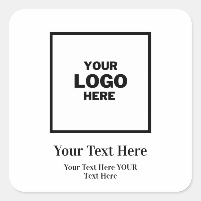 3D QUADRATISCHER AUFKLEBER (Vorderseite)