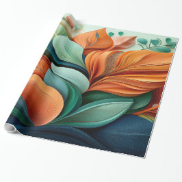 3D-Quilling-Blumen-Luxus-Geschenkpapier Geschenkpapier