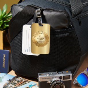 3D realistische Goldmedaille, anpassbare Auszeichn Gepäckanhänger