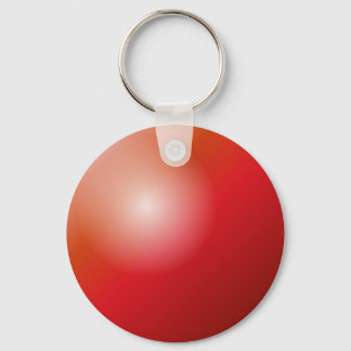 3D Red Ball Schlüsselanhänger