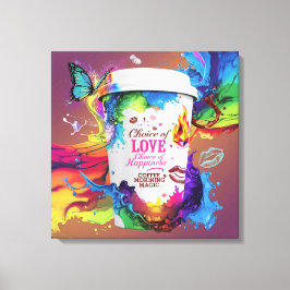 3D Render Wall Art: Vibriantes Alkoholdesign Leinwanddruck