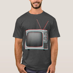 3D-Retro-Fernsehen T-Shirt