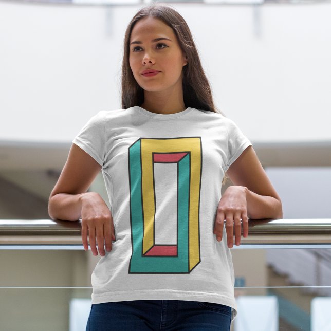 3d Retro-Form T-Shirt (Von Creator hochgeladen)