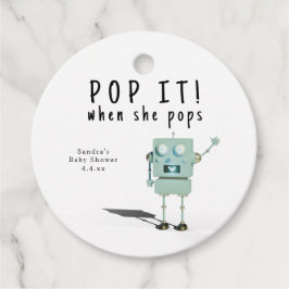 3D Roboter Junge - Pop es, wenn sie Pop! Geschenkanhänger