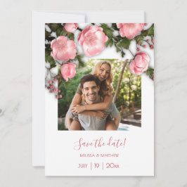 3D-Rosen Grünzeug Wildblumen Save The Date