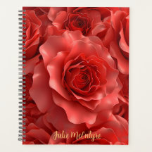 3D-Rote Rosen Nahtloses Muster - Valentinstag